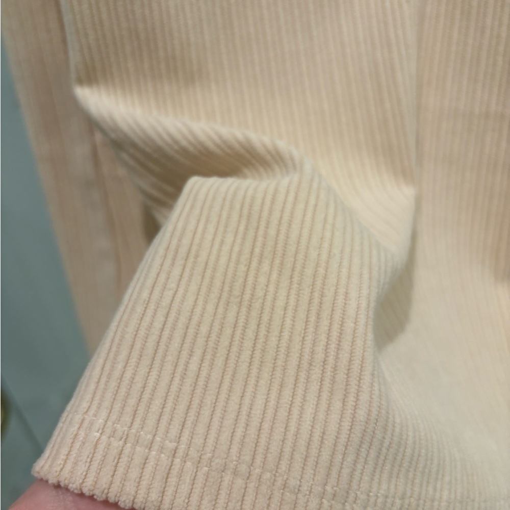 THML Ribbed Cream Dress - Picture 3 of 4